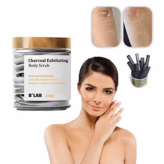 Esfoliante Corporal Branqueador Ouro Natural Esfoliante Corporal Vegano de Marca Própria Cuidados Corporais